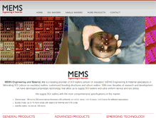 Tablet Screenshot of memsengineering.com